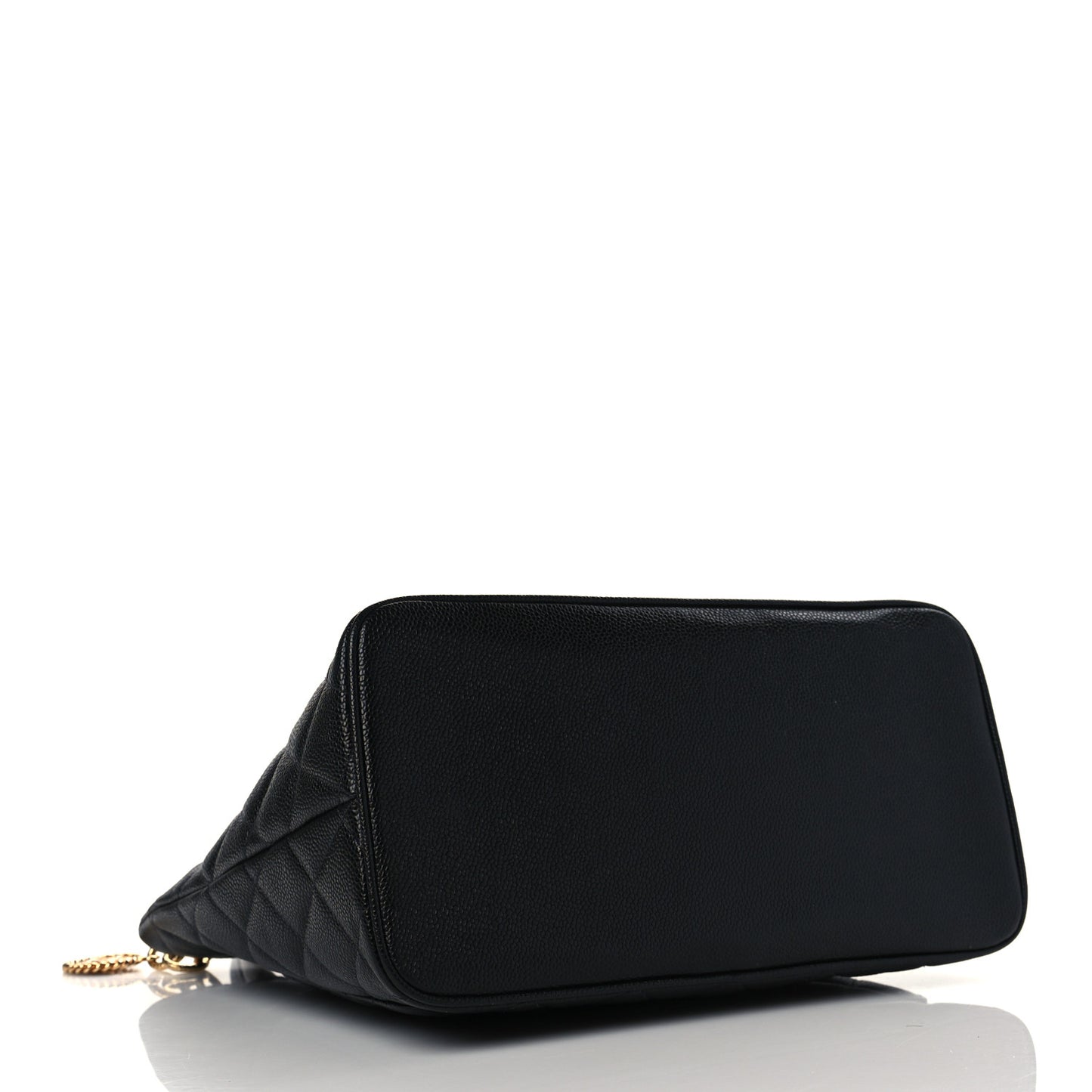 Caviar Quilted Medallion Tote Black
