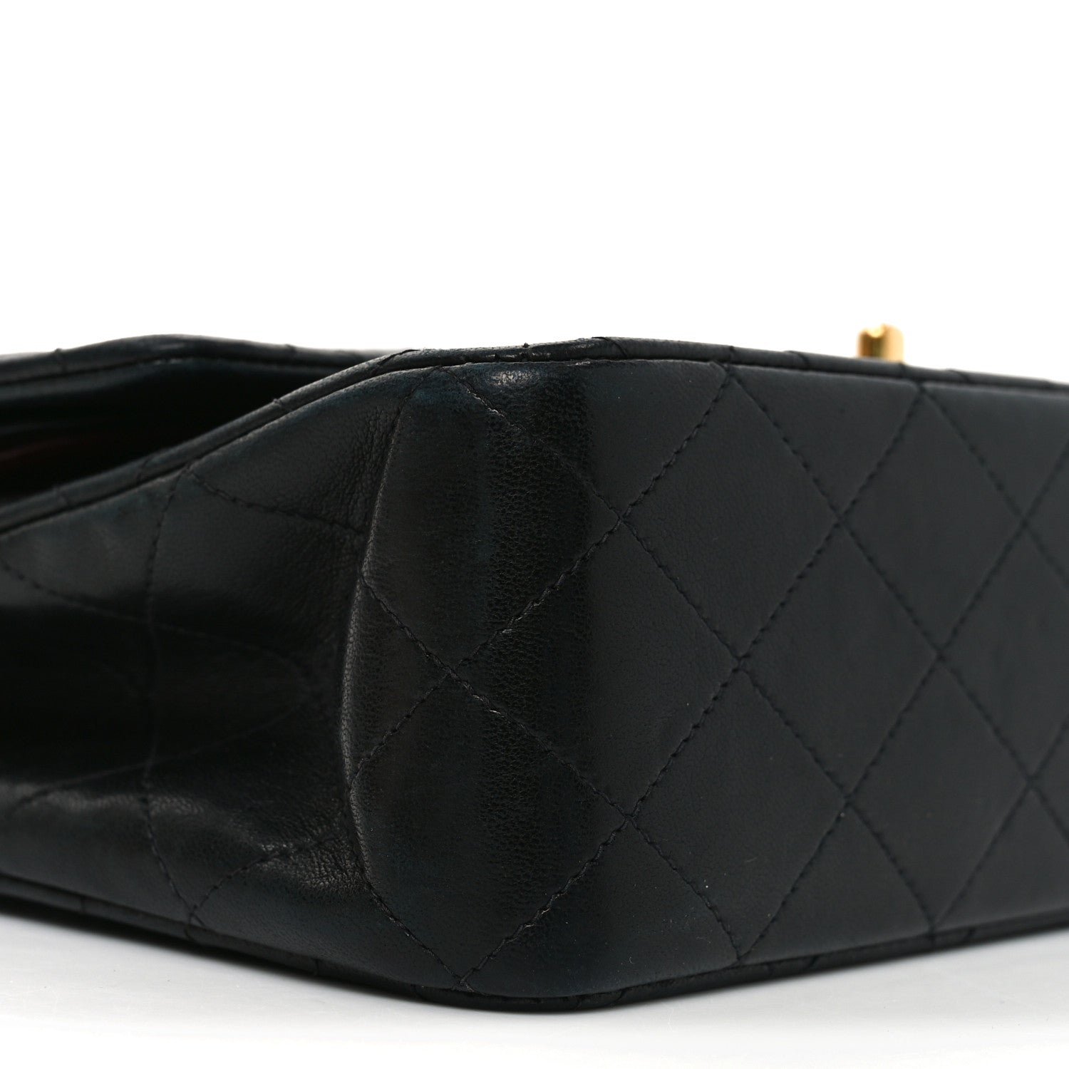 Chanel Lambskin Quilted Medium Double Flap Black 9 of 11