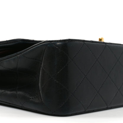 Chanel Lambskin Quilted Medium Double Flap Black 9 of 11
