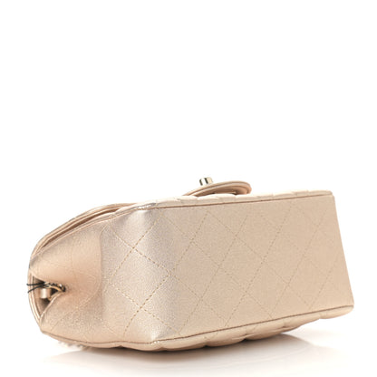 Chanel Metallic Lambskin Quilted Mini Square Flap Gold 3 of 8