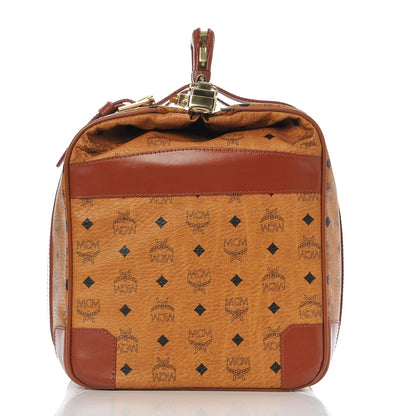 MCM Visetos Top Handle Luggage Cognac 5 of 24