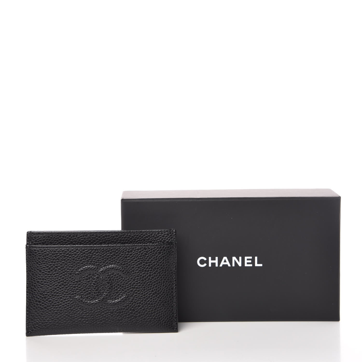 Chanel Caviar Timeless CC Card Holder Black 9 of 9