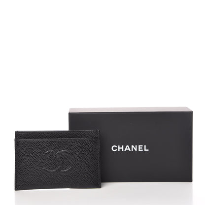 Chanel Caviar Timeless CC Card Holder Black 9 of 9