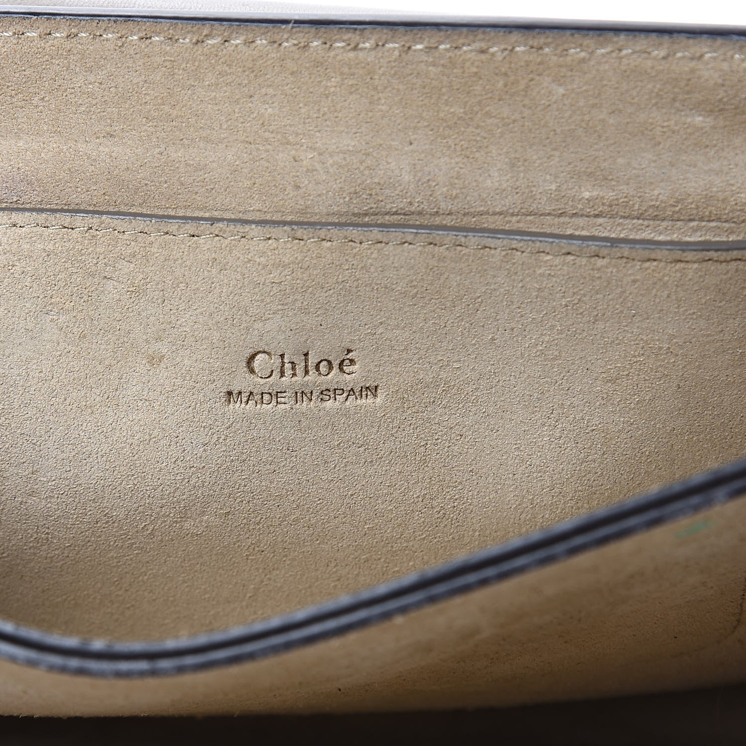Chloe Suede Calfskin Small Faye Shoulder Bag Motty Grey 6 of 18