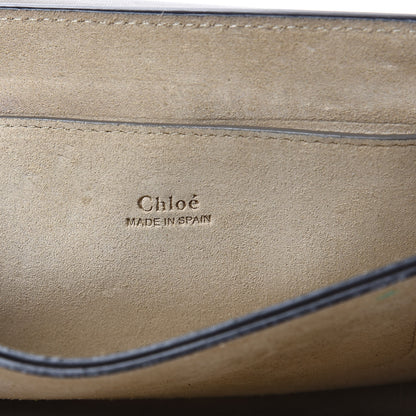 Chloe Suede Calfskin Small Faye Shoulder Bag Motty Grey 6 of 18