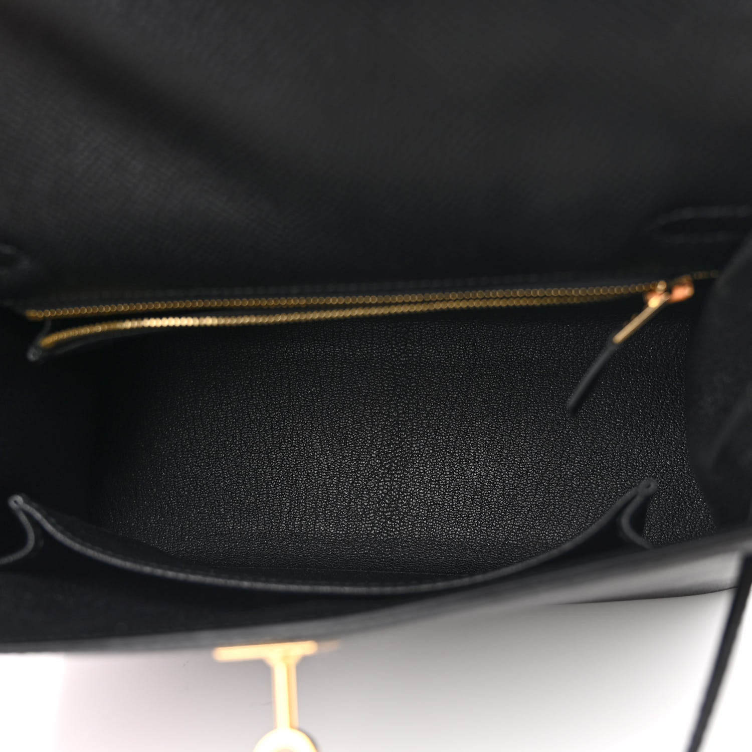 Hermes Epsom Kelly Sellier 25 Black 5 of 11