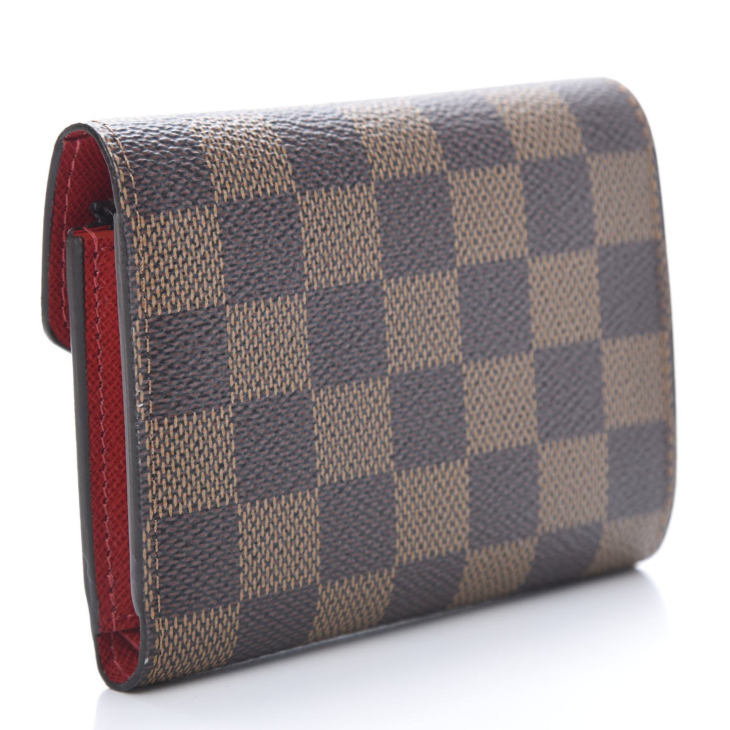 Damier Ebene Victorine Wallet Cherry