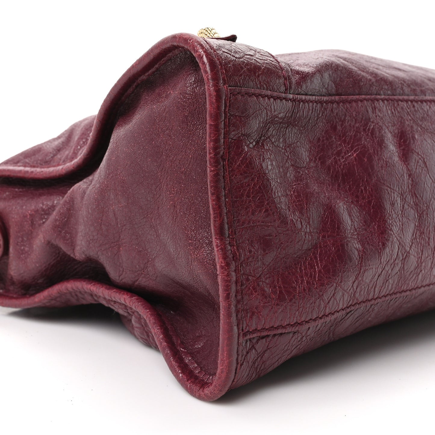 Agneau Giant 12 Gold Hardware City Violet Prune