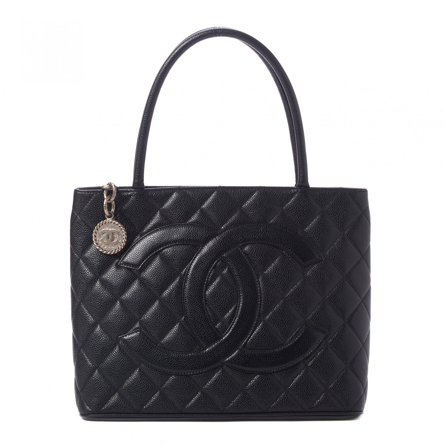 Chanel Caviar Quilted Medallion Tote Black 1 of 9