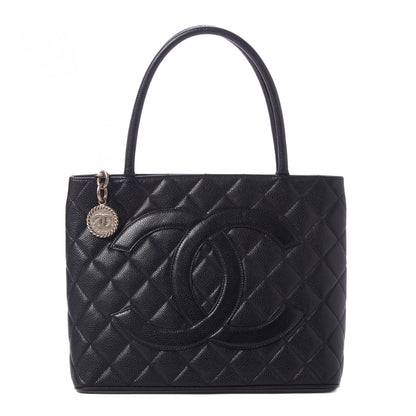 Chanel Caviar Quilted Medallion Tote Black 1 of 9