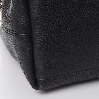 Gucci Pebbled Calfskin Medium Soho Chain Shoulder Bag Black 10 of 12