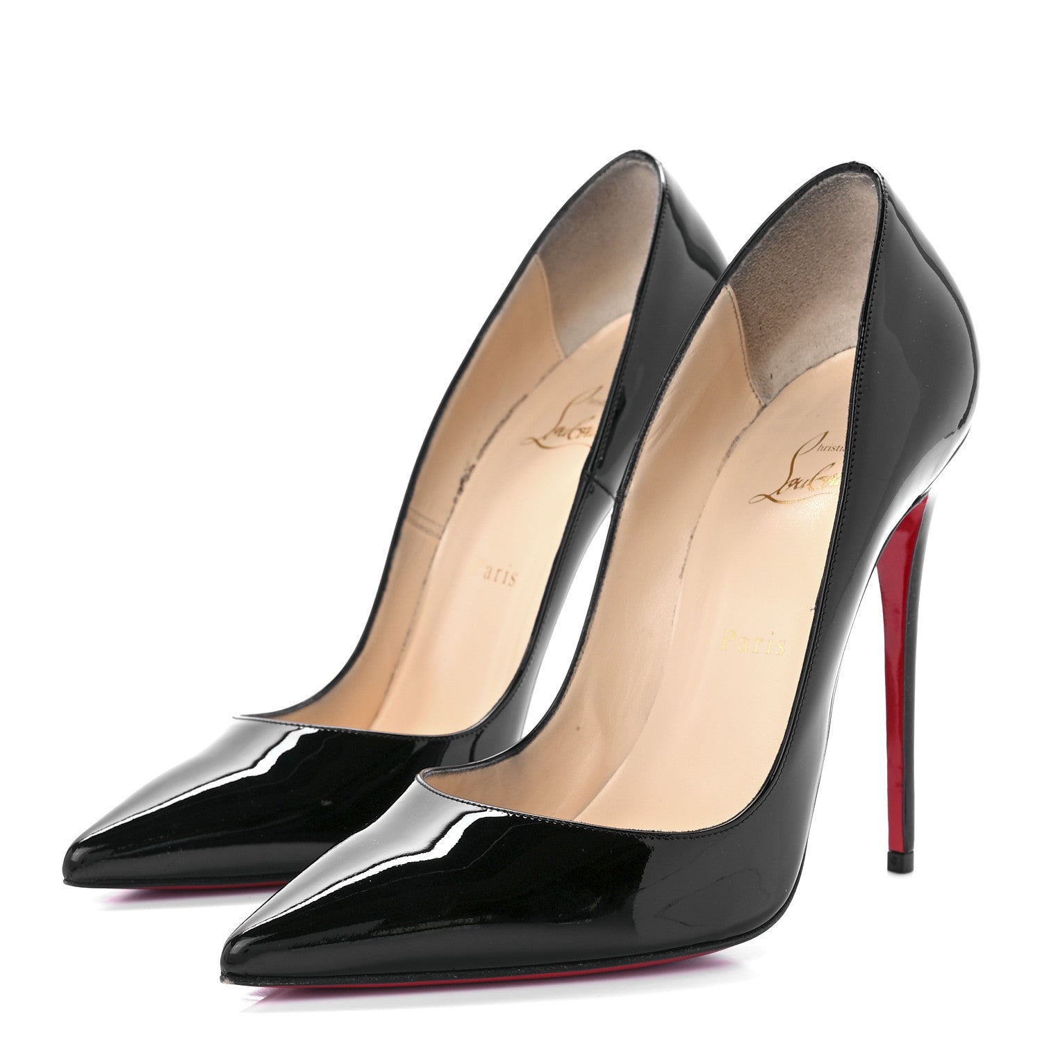 Christian Louboutin Patent So Kate 120 Pumps 39.5 Black 3 of 7