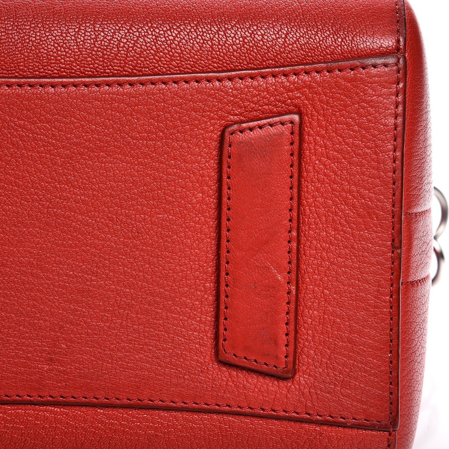Sugar Goatskin Small Antigona Vermillon
