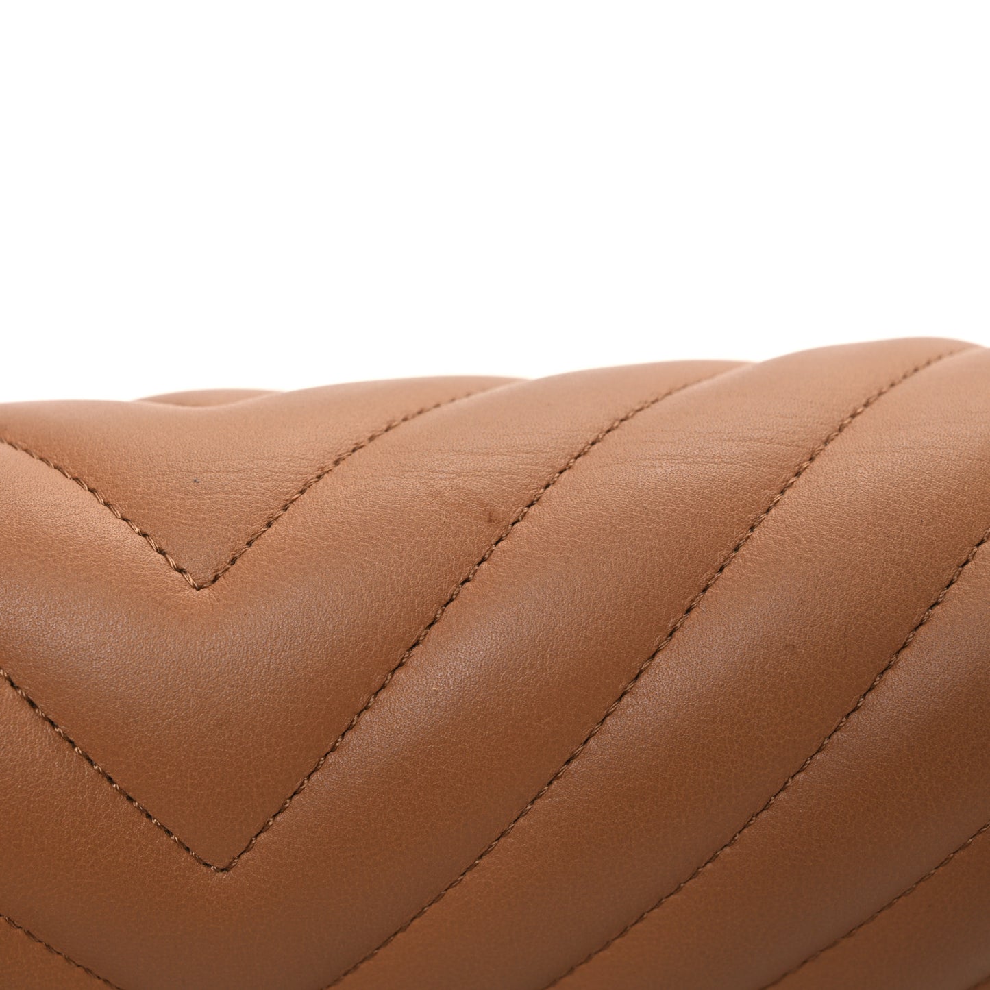 Calfskin Chevron Quilted Medium Boy Flap Beige