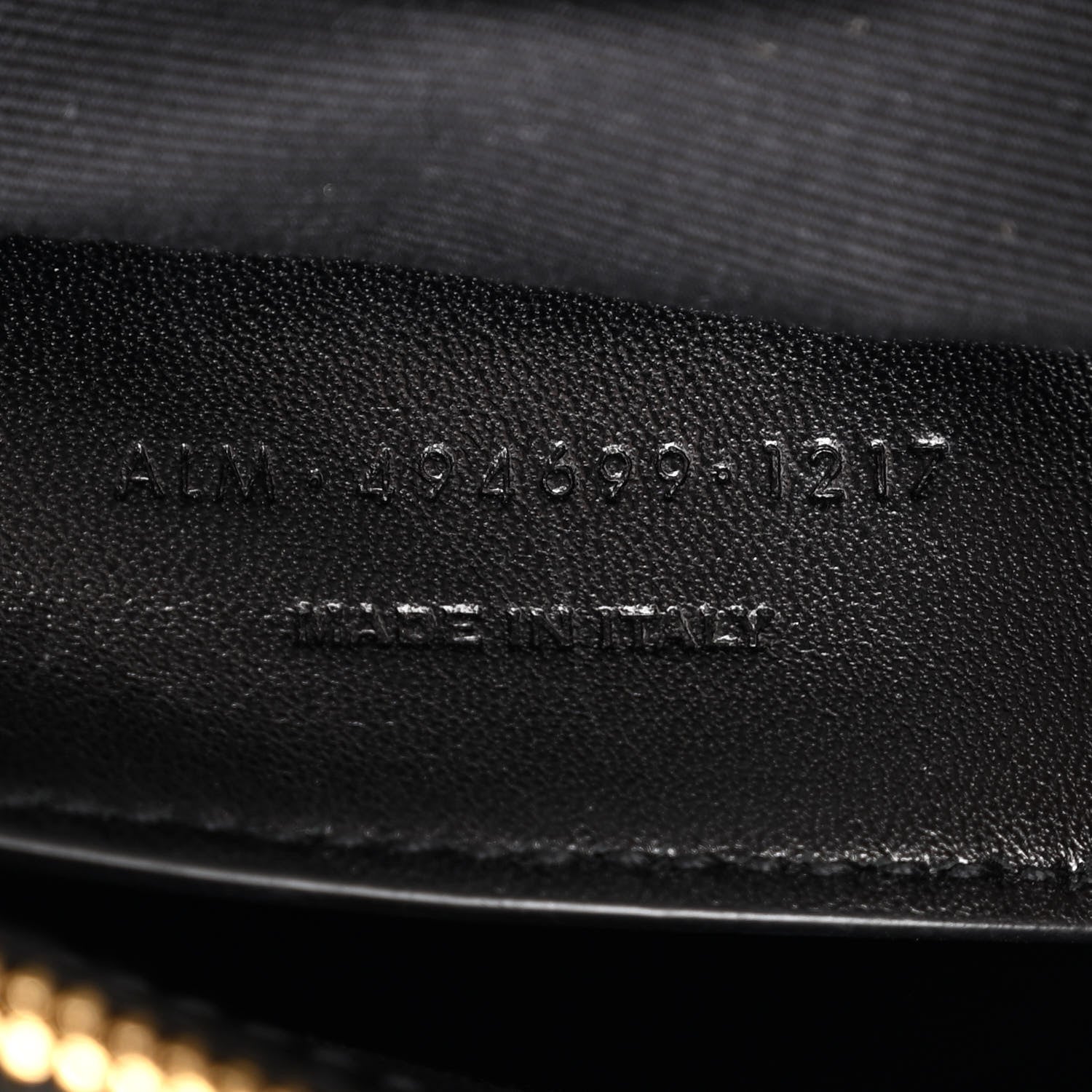 Saint Laurent Calfskin Y Quilted Monogram Small Loulou Chain Satchel Black 7 of 10