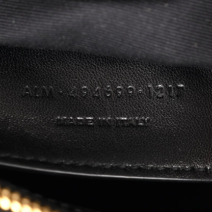 Saint Laurent Calfskin Y Quilted Monogram Small Loulou Chain Satchel Black 7 of 10