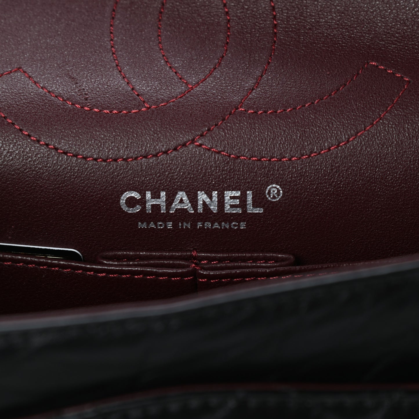 Aged Calfskin Quilted 2.55 Reissue 226 Flap Black