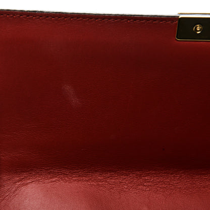 Gucci GG Supreme Monogram Moon Calfskin Medium Padlock Shoulder Bag Beige Blue Hibiscus Red Mystic White 8 of 10