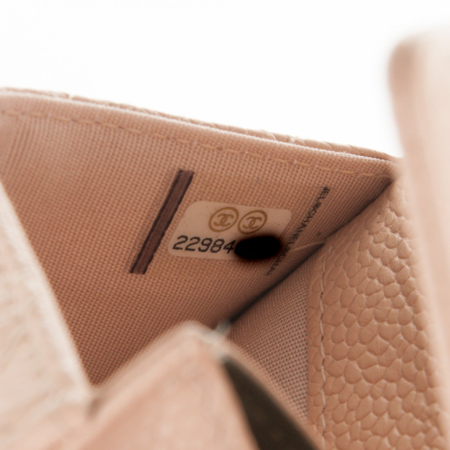 Chanel Caviar Quilted Boy Card Holder Wallet Beige Clair 8 of 8