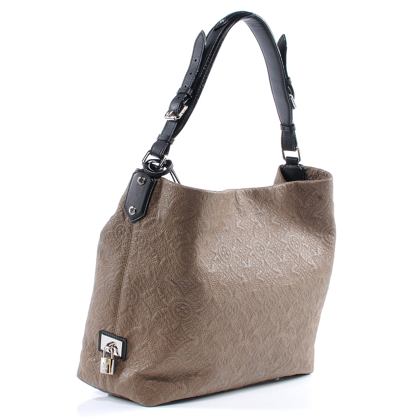 Monogram Lambskin Antheia Hobo PM Fumee