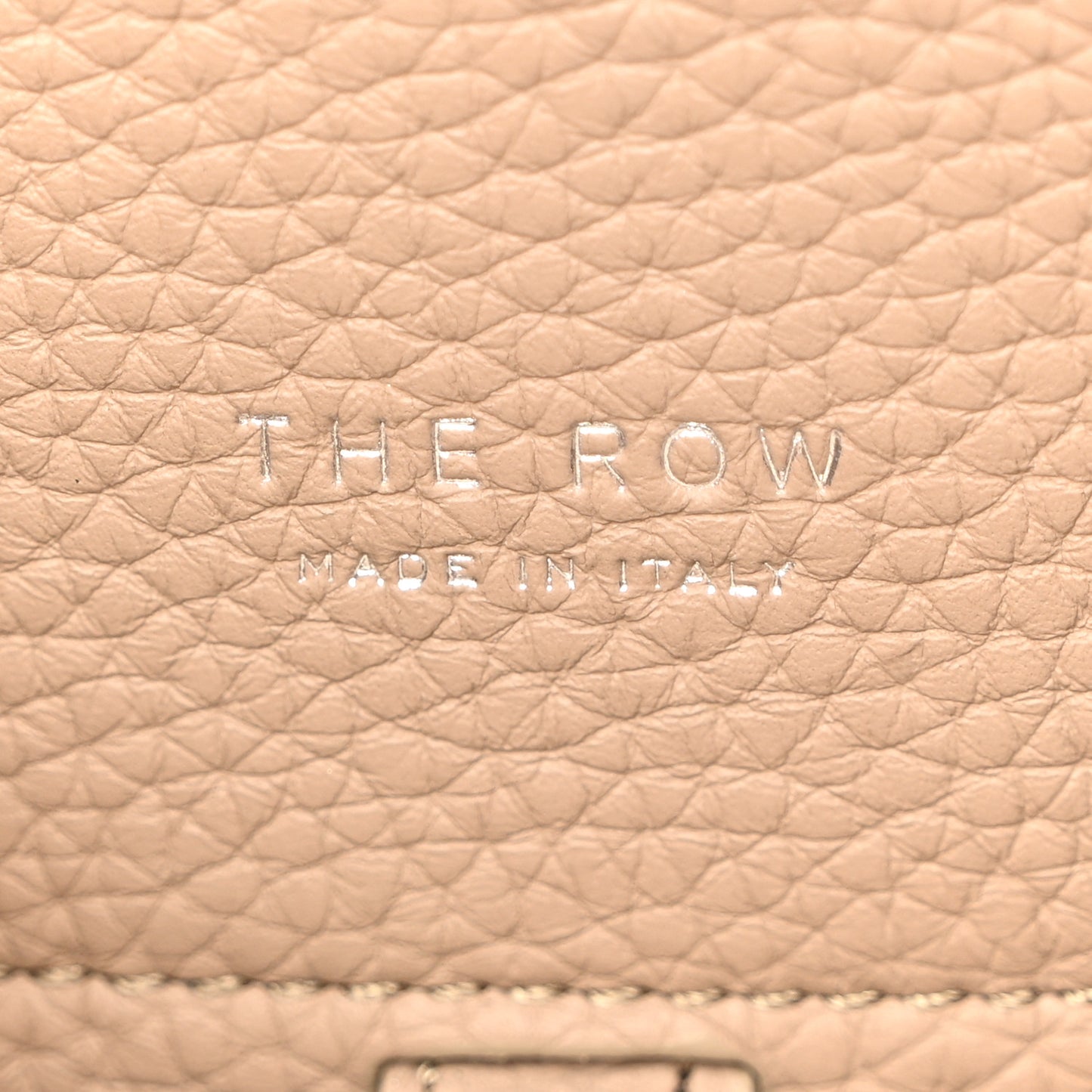Grained Calfskin Soft Margaux 10 Bag Dark Taupe