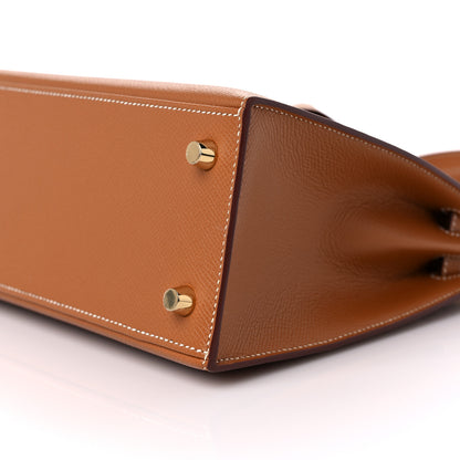 Hermes Epsom Kelly Sellier 25 Gold 7 of 8