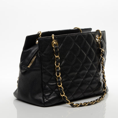 Chanel Caviar Quilted Petit Timeless Tote PTT Black 3 of 10