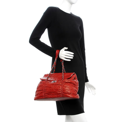 Chanel Lambskin Quilted Sharpei Flap Red 2 of 11