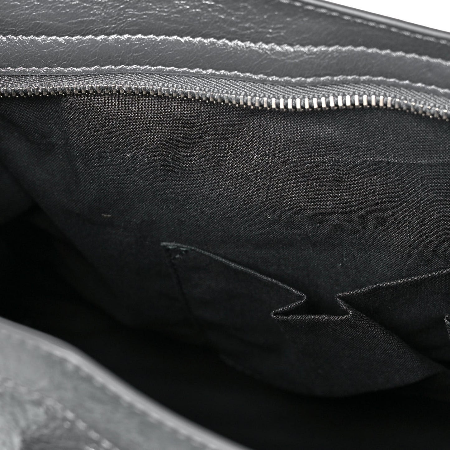 Agneau Classic Silver Hardware City Gris Fossile Anthracite