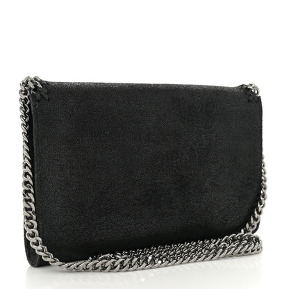 Stella McCartney Shaggy Deer Mini Falabella Crossbody Bag Black 3 of 9