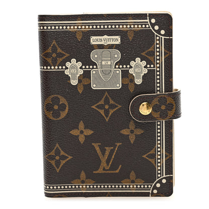 Louis Vuitton Monogram Trunk Small Ring Agenda Cover White 1 of 6