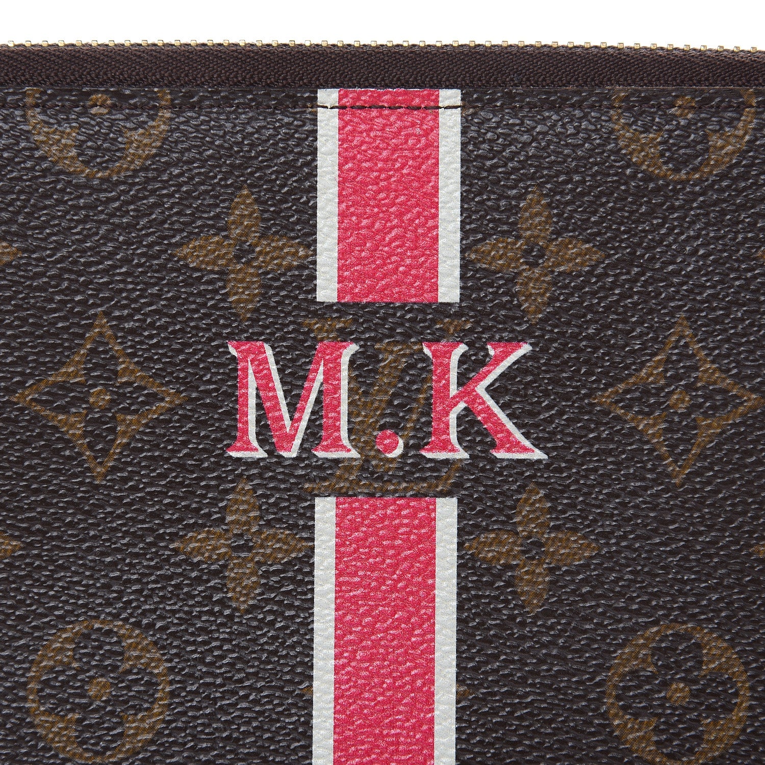 Louis Vuitton Monogram My LV Heritage Zippy Organizer Wallet Fuchsia White 9 of 12