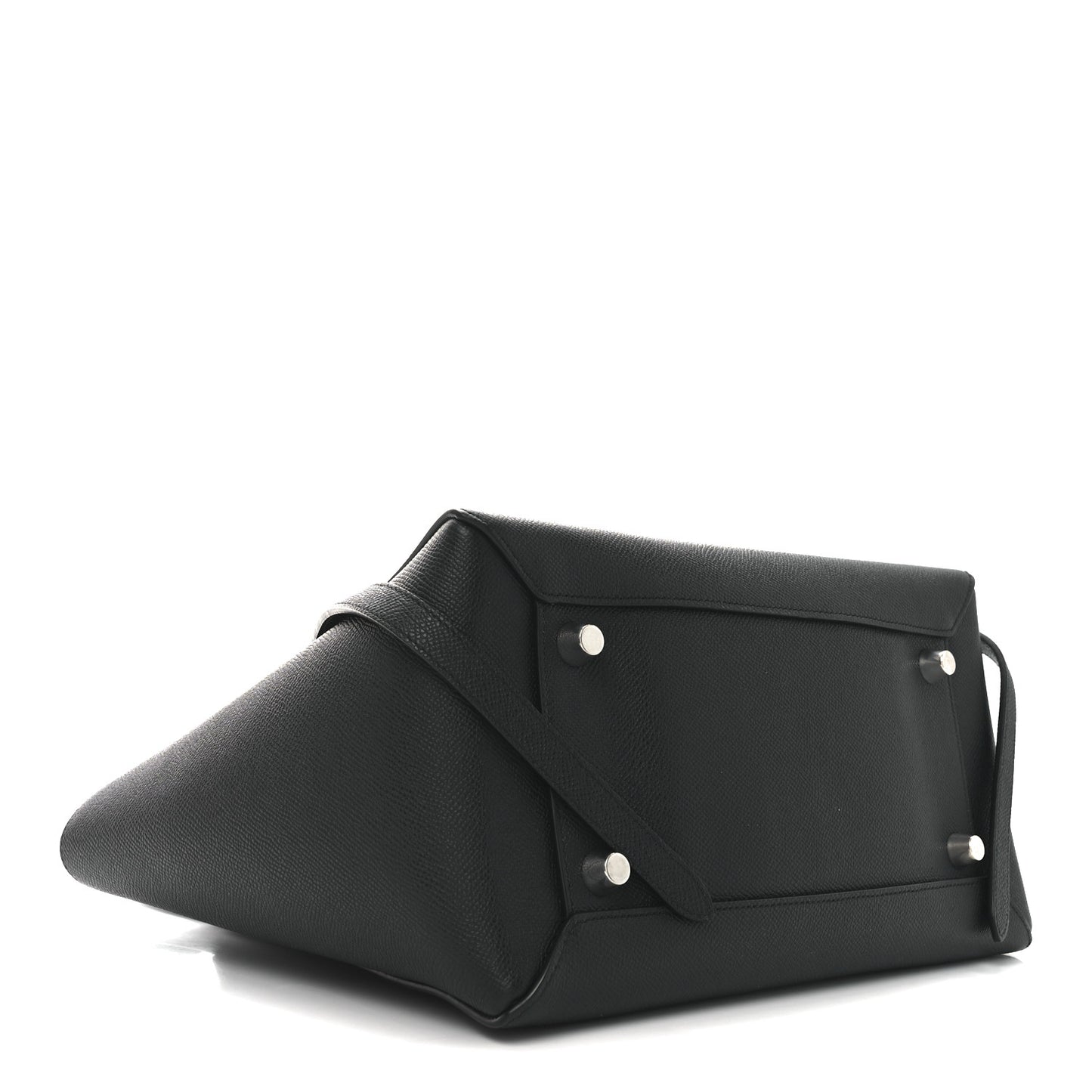 Grained Calfskin Micro Belt Bag Navy Blue
