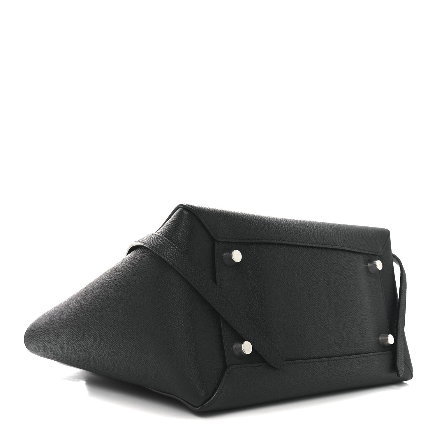 Celine Grained Calfskin Micro Belt Bag Navy Blue 4 of 10
