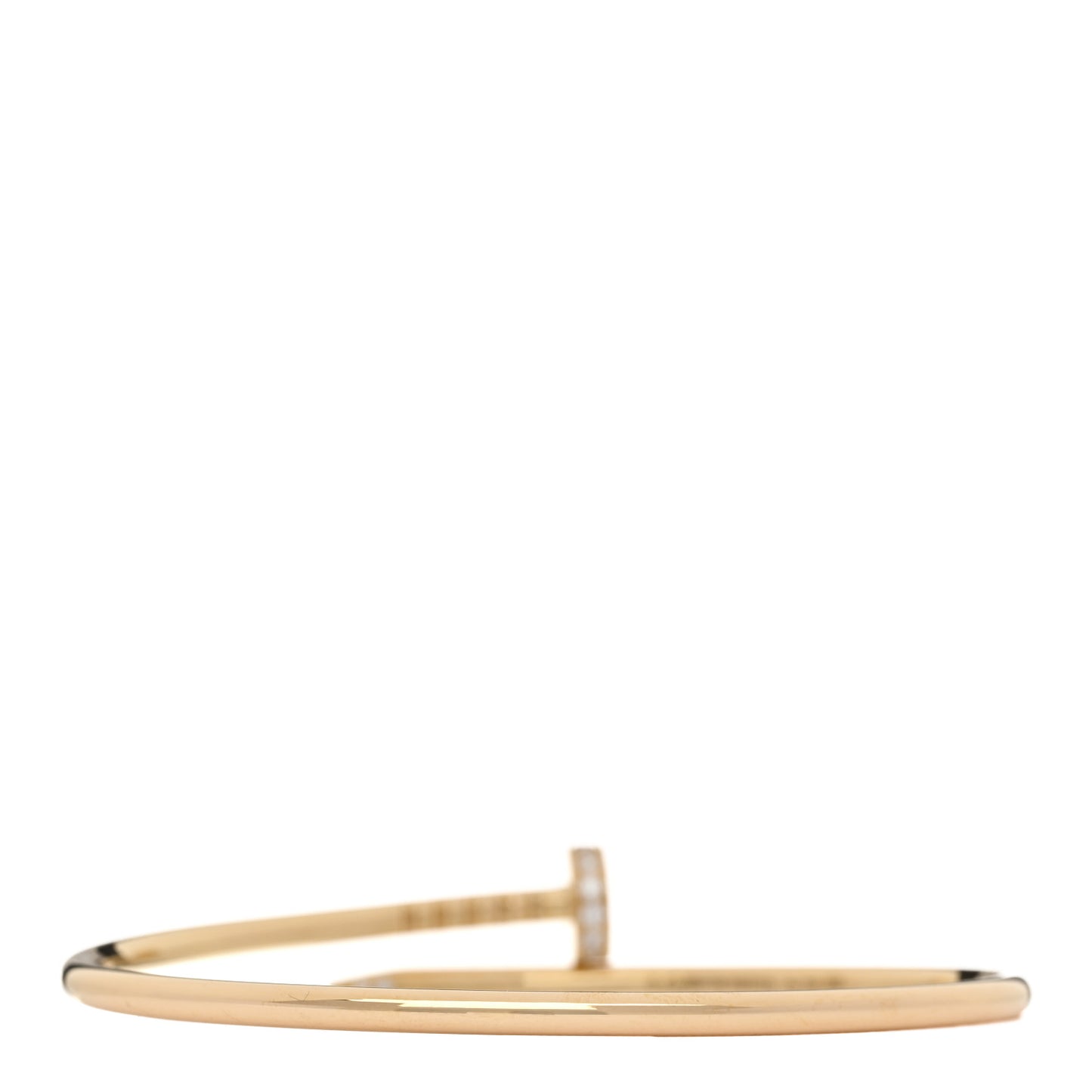 18K Yellow Gold Diamond Small Juste Un Clou Bracelet 15