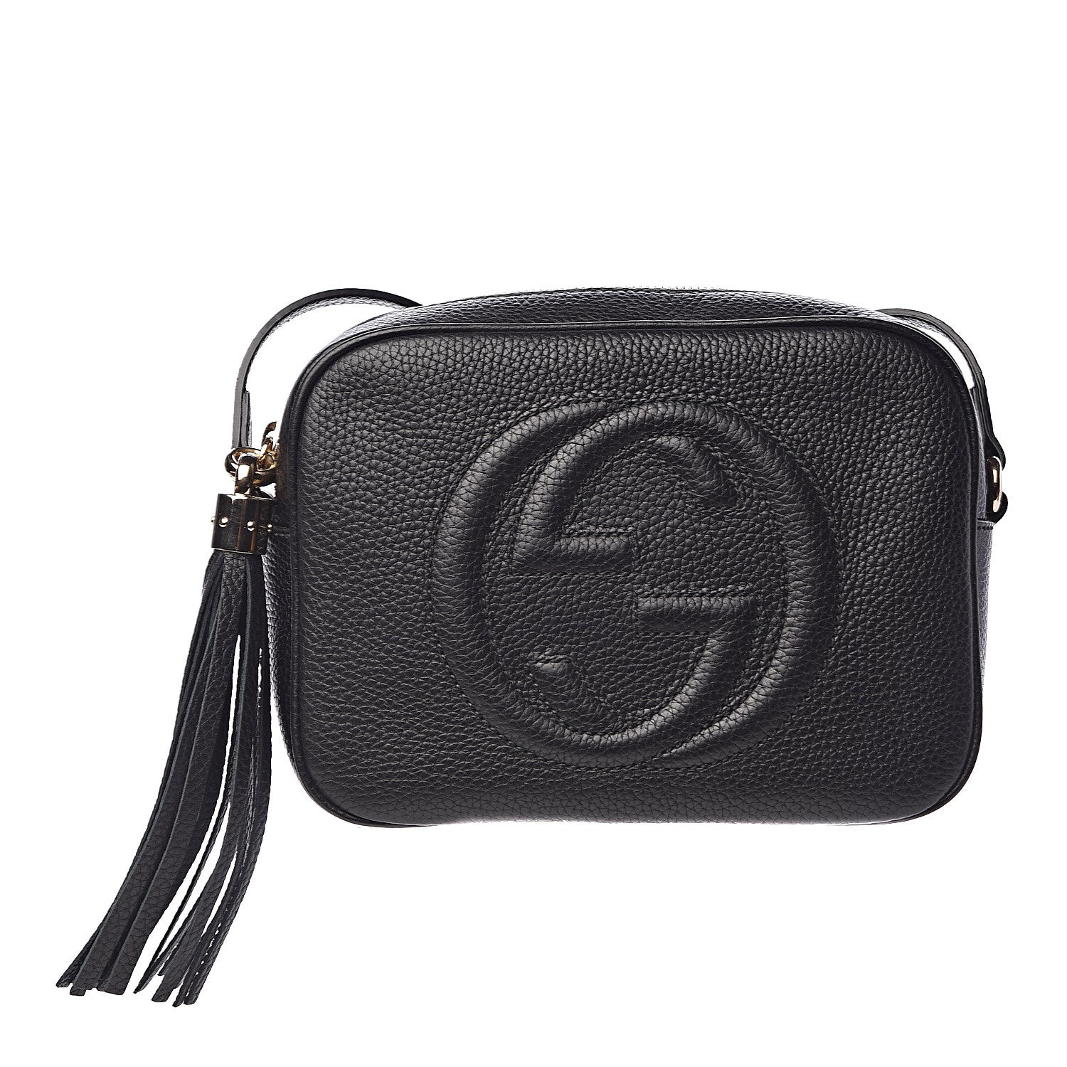 Gucci Pebbled Calfskin Small Soho Disco Bag Black 1 of 11