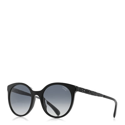 Chanel Acetate Metal Polarized Pantos Sunglasses 5440-A Black 1 of 8