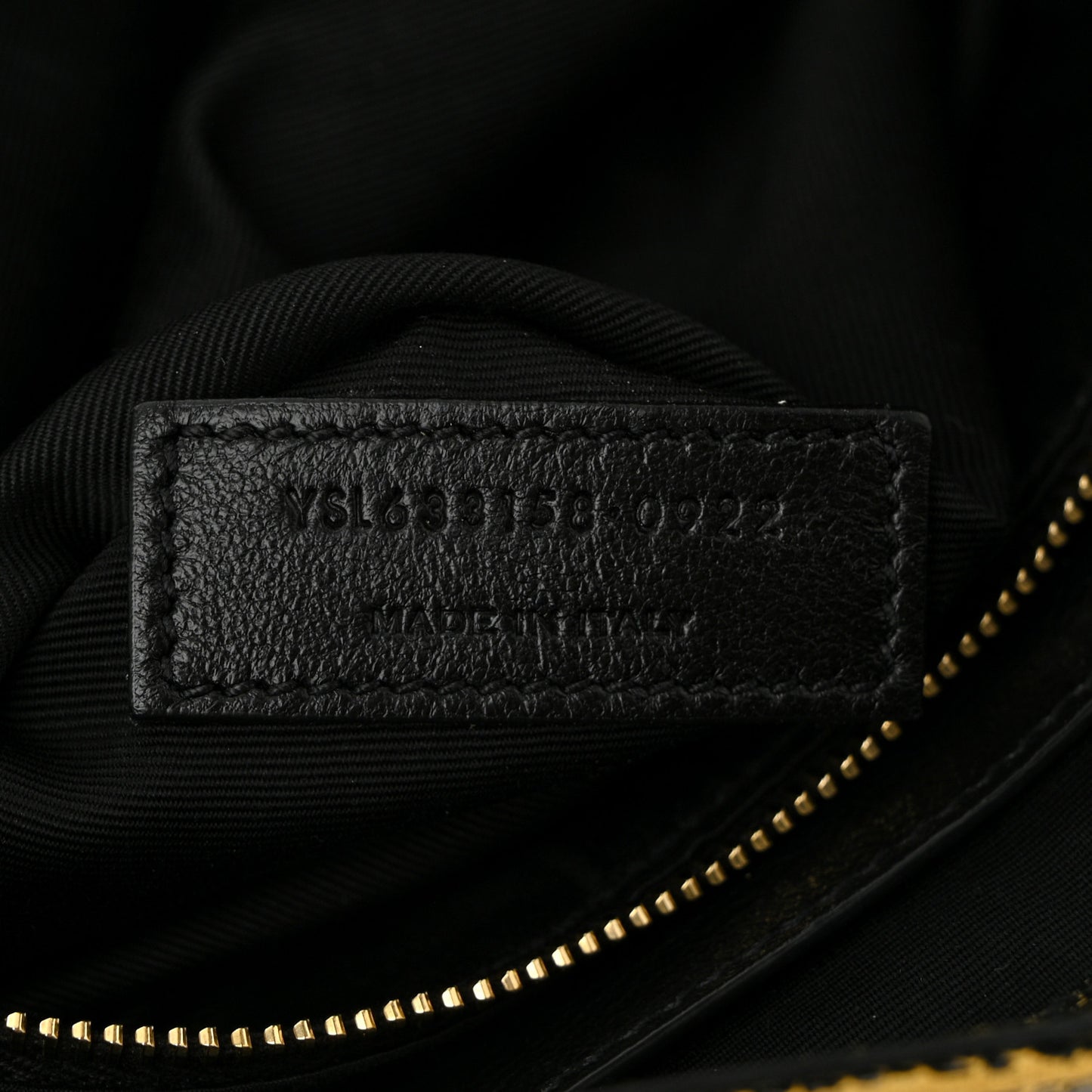 Crinkled Calfskin Matelasse Monogram Medium Niki Chain Satchel  Black Ocra
