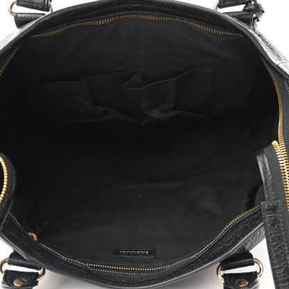 Balenciaga Agneau Classic Gold Hardware City Graffiti Logo Strap Black 5 of 9