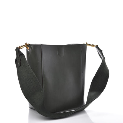 Celine Smooth Calfskin Small Sangle Bucket Bag Bottle Green 3 of 8