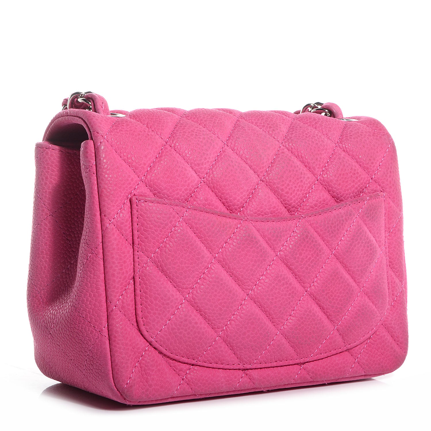 Chanel Iridescent Caviar Quilted Mini Square Flap Pink 3 of 8