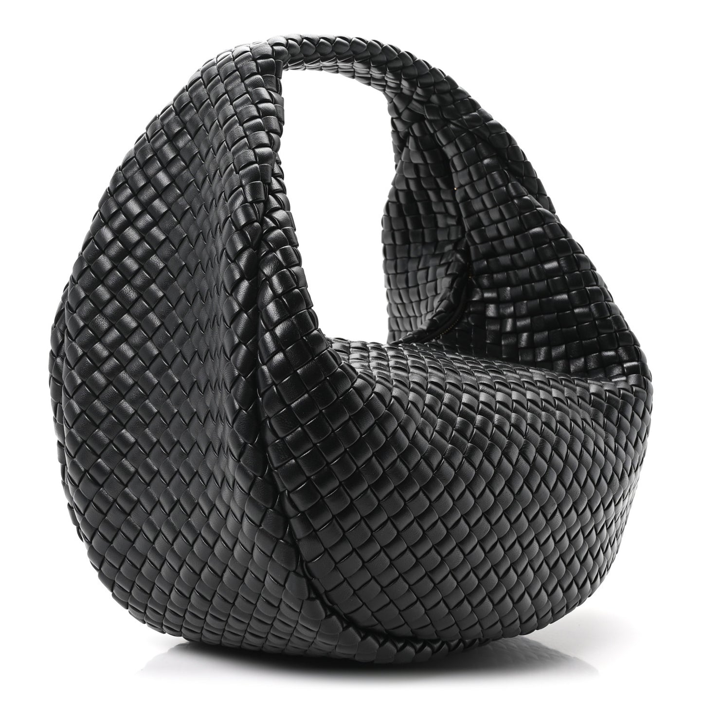 Lambskin Intrecciato Padded Jodie Black