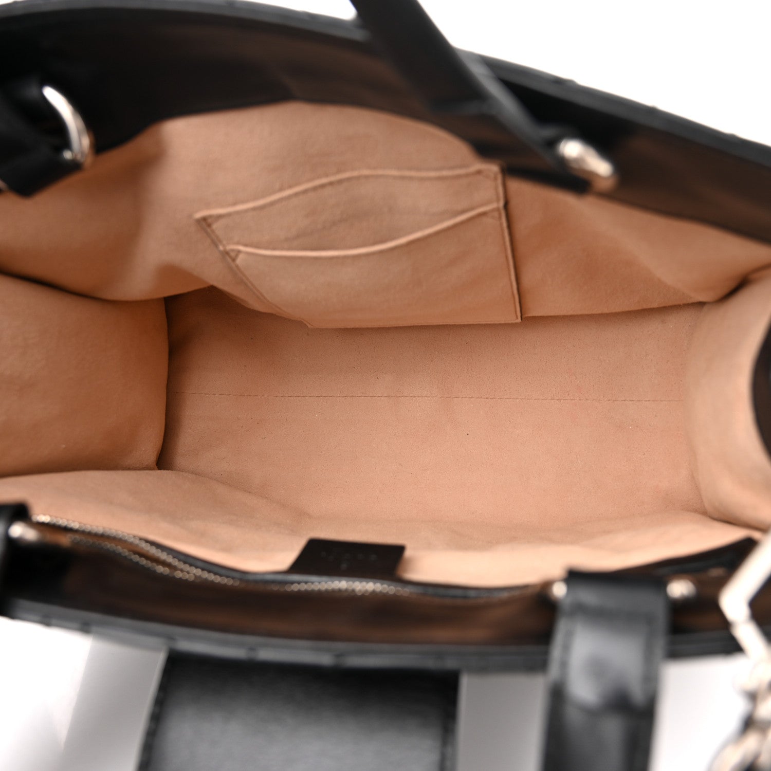 Gucci Calfskin Web Quilted Large Dionysus Tote Bag Black 5 of 10