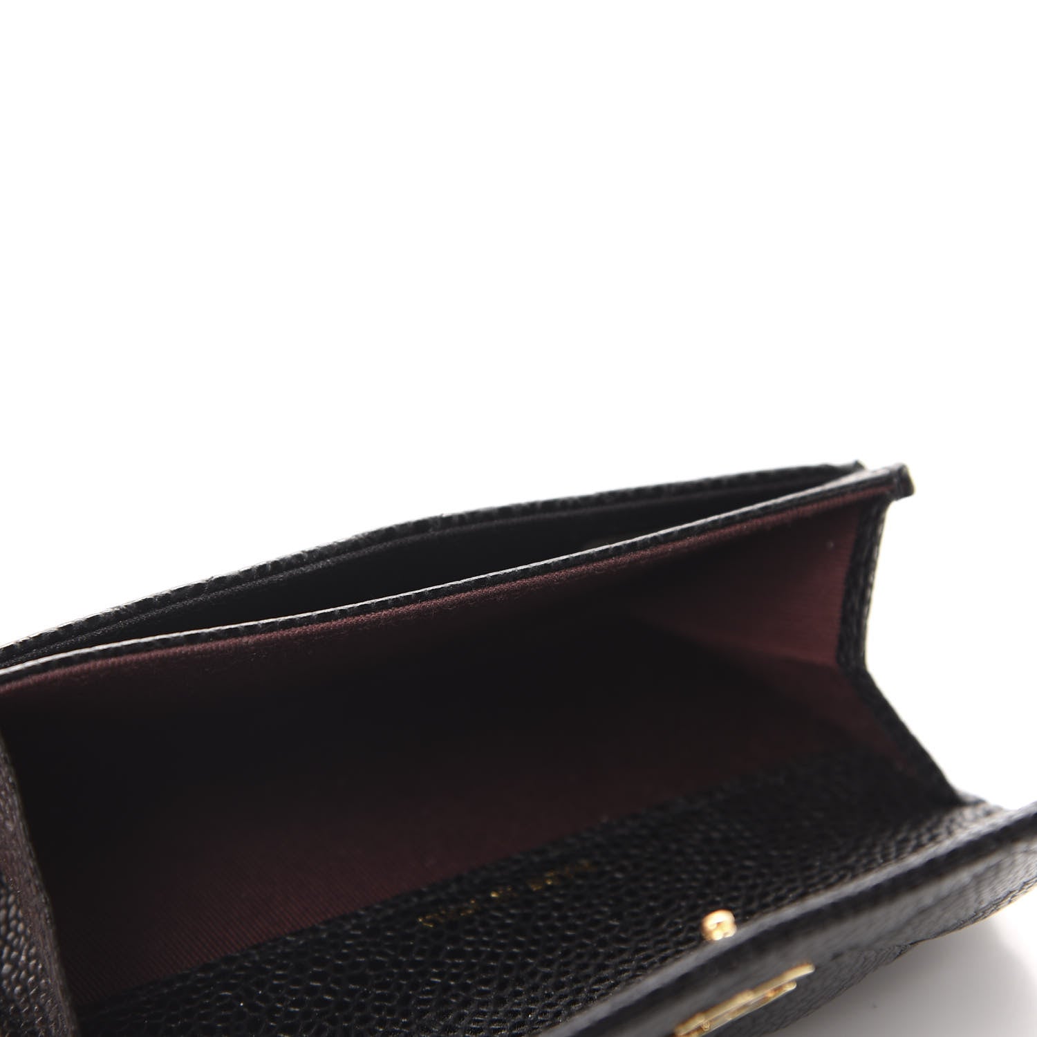 Chanel Caviar Quilted Flap Card Holder Black 5 of 9