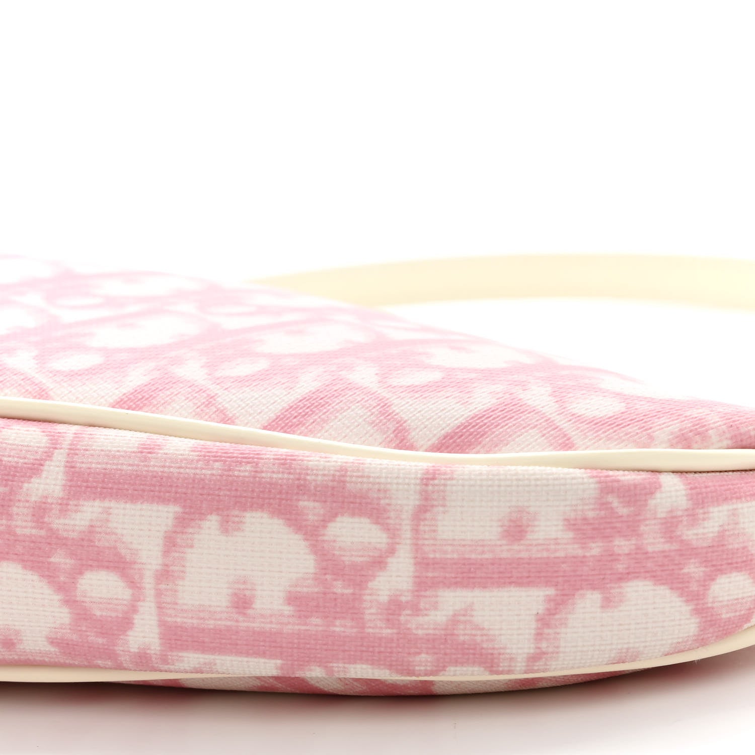 Christian Dior Monogram Mini Saddle Pochette Pink 9 of 11
