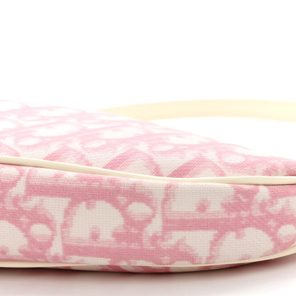 Christian Dior Monogram Mini Saddle Pochette Pink 9 of 11