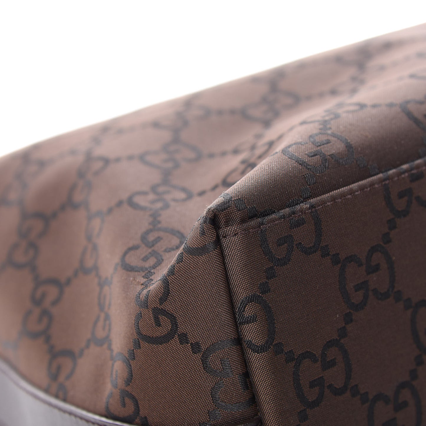 Nylon Monogram Hobo Dark Brown