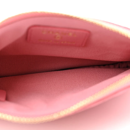 Chanel Caviar Quilted Small Cosmetic Case Dark Pink 5 of 7