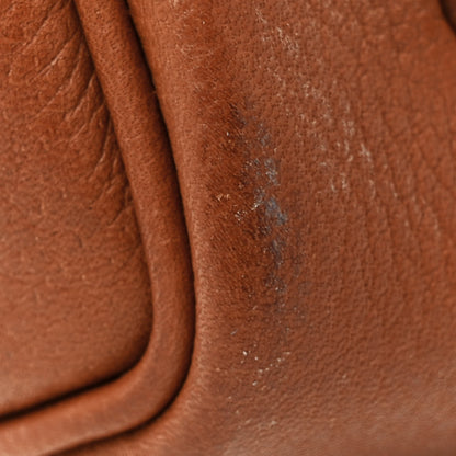 Hermes Barenia Toile De Camp HAC Birkin 40 Ficelle Fauve 13 of 13