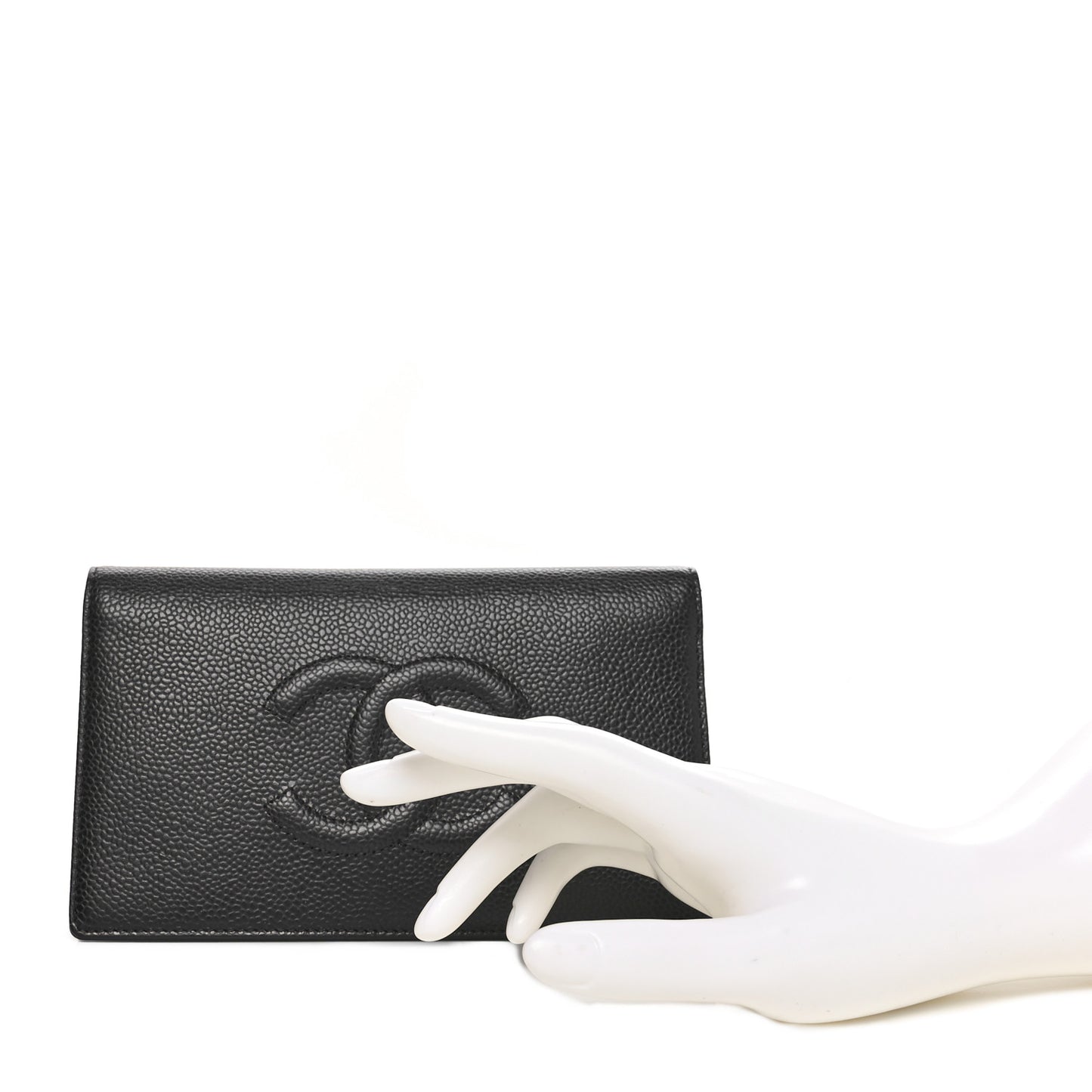 Caviar Timeless CC Yen Wallet Black